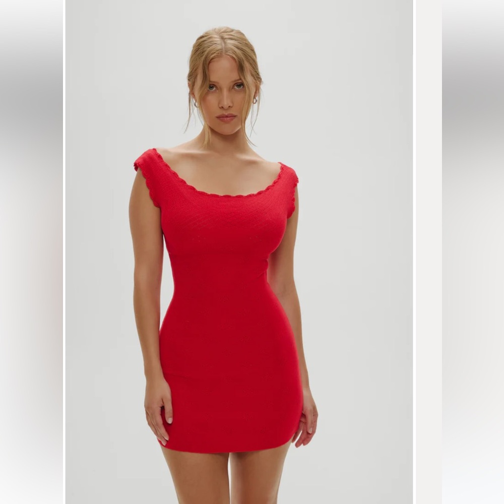 Frankie's Bikinis “Leila”  Red Mini Dress